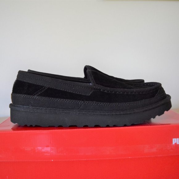 UGG Other - UGG Black Men's Dex Suede Slippers Size 10